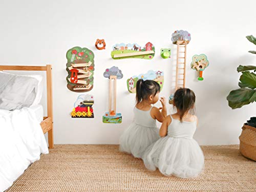 Oribel Vertiplay (Wall Toy) Tree Top Adventure, Wooden Toy And Nursery Room Decor | Easy To Install, Just Stick & Play  #TOP7