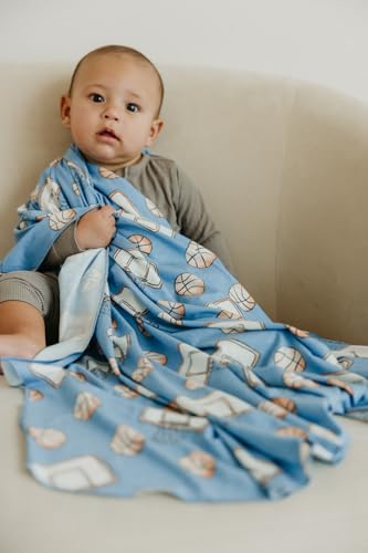 Image of Copper Pearl Swaddle Blankets for Newborns | Soft Stretchy Receiving Blankets for Boys and Girls | Large 46 x 46 Inch Baby Blankets | Lightweight and Breathable Swaddles | Dunk