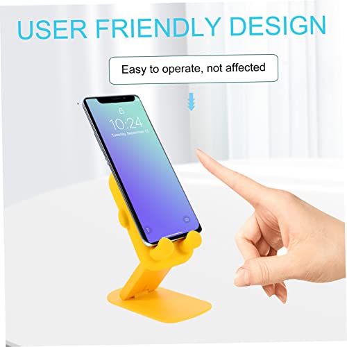 Uldigi F48H358W20A 1Pc Mobile Phone Holder Folding Bracket Desktop Stand Desk Phone Stand Cartoon Storage Holder Desk Cell Phone Holder Folding Phone Holder Cartoon Omament Foldable Phone Supporter thumb #3