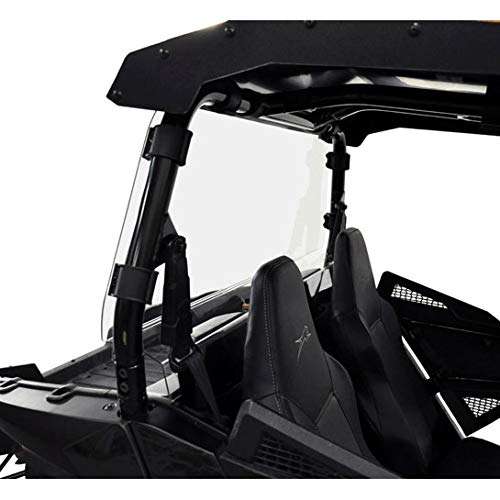 KUAFU Lower Door Panel Inserts For 2014-2019 Wildcat Trail 700 - Black ABS Plastic, 2-Piece Set, Mud & Stone Guards