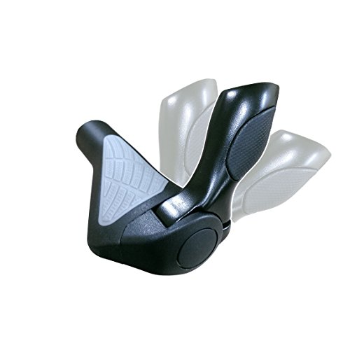 Hafny Ergonomic Lock-On Handlebar 130Mm Grips With Bar End, Bike Grips (Comfy) #TOP5