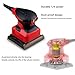 Multi-Function Detail Sander,1/4 Sheet Sander (Tool Only),13500 OPM,electric sanders for wood，Squared Orbital Finishing Sheet Sander,For wood polishing and sanding，220W