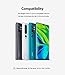 Ringke Fusion-X Compatible with Mi Note 10 Case, Note 10 Pro Case, Mi CC9 Pro Case, Clear Back Heavy Duty Shockproof TPU Rugged Bumper Phone Cover - Black