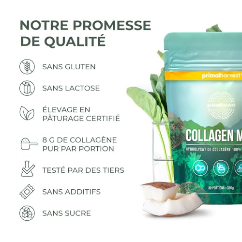 Collègene poudre Premium Collagen Complex Primal Harvest alimentation durable - 6