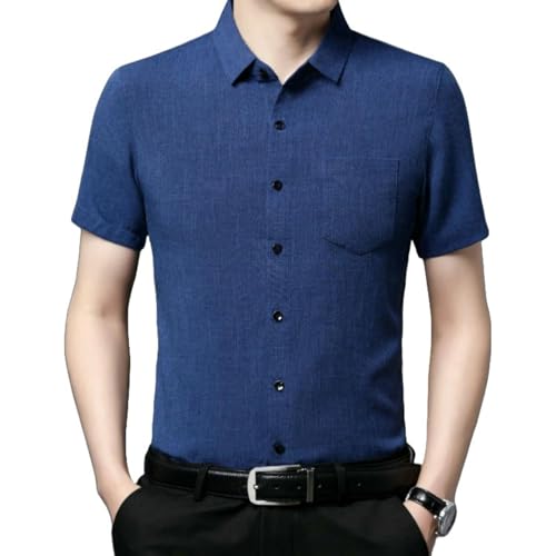 Chemise homme lin et coton haut de gamme légère style épuré