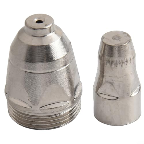 10pcs Plasma Cutter Torch Consumables Including Nozzle Tips And Electrodes For Standard Torch Operation(1.5mm)