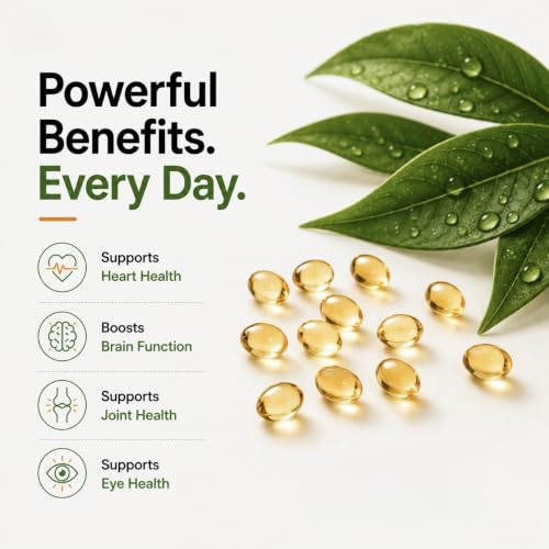 Image of NaturePath Vegetarian Omega 3 | 1000mg Premium Algal Oil | 400mg DHA | Plant-Based Omega-3 Supplement | Supports Heart, Brain & Skin Health | 3rd Party Lab Tested | 50 Veg Capsules