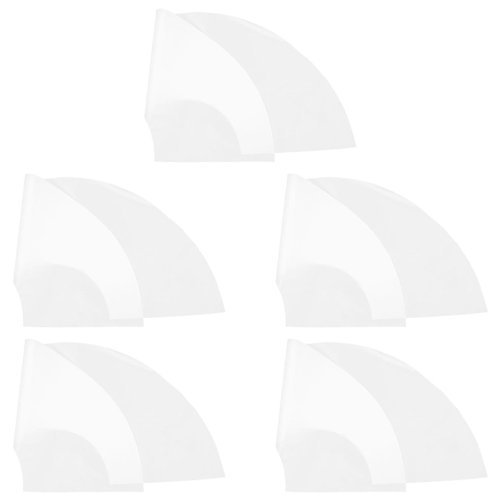 SHINEOFI 5 Pcs 13-inch Foldable Sublimation Blank Hand Fans Bulk – Heat Transfer Folding Fan Surface for DIY Wedding Decor and School Art Projects