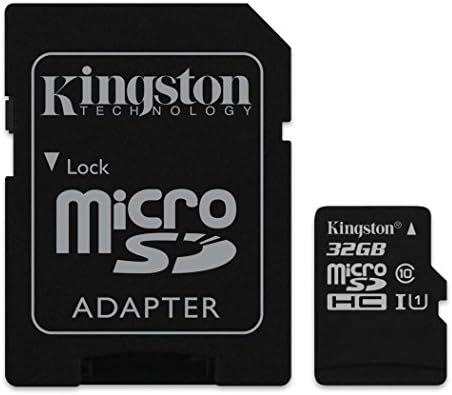 Kingston MicroSDHC SDC10/32GB 32GB Class 10 Flash Card with SD Card Adapter