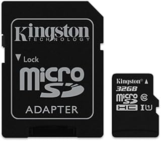 Kingston MicroSDHC SDC10/32GB 32GB Class 10 Flash Card with SD Card Adapter