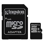 kingston 32gb microsdhc class 10 uhs-1 memory card Versátil — cuando se combina con el adaptador, se puede utilizar como una tarjeta SDHC/SDXC de tamaño completo