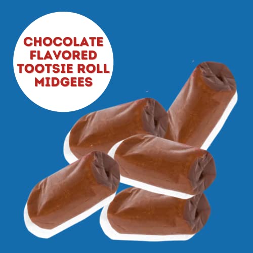 Red, White, And Blue Tootsie Roll Midgees, Individually Wrapped 4Th Of July Candy, Patriotic Party Favors, 11 Ounces (Pack Of 2) #TOP1