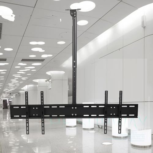 Support de montage TV réglable mouvement complet pour double écran orientable