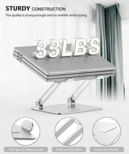Boyata BO_LS_AE Laptop Stand, Laptop Holder, Multi-Angle Stand With Heat-Vent, Adjustable Notebook Stand thumb #5