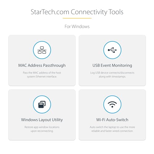 Image of StarTech.com USB-C Docking Station for MacBook Pro M1 M2 M3 M4 and Windows, 4K 60Hz HDMI or 1080p VGA Video, USB 10Gbps Hub, 100W Laptop Charging, GbE, 1ft /30cm Cable