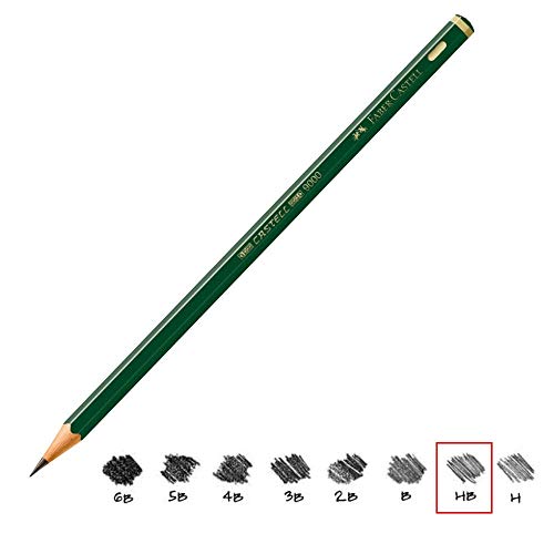 Lápis Técnico Preto Regent 9000-HB Faber-Castell