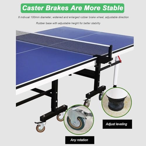 Kompakter Klappbarer Tischtennistisch, Tischtennis-Indoor-Spiel, Ping-Pong-Set, Tragbarer, Einfach Und Schnell Zu Installierender Spieltisch FüR Drinnen Und DraußEn – Bild 6