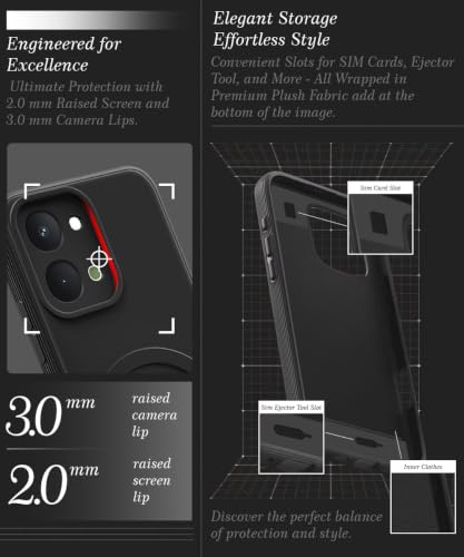 Image of WOW IMAGINE Back Case Cover for iQOO Z11x | Vivo T5x 5G | Soft Matte Silicone Case| Slim Fit & Shockproof | Camera Protection Bumper Cover (Black)