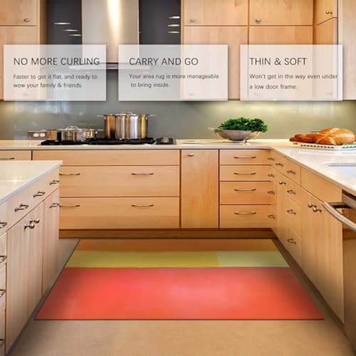 Tapis géométrique d'intérieur lavable et résistant à l'usure - 5