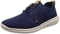 Clarks Men’s Step Urban Mix Sneaker, Navy Textile Knit, UK 10/US 11