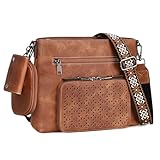 Crossbody Purse for Women, Medium Crossbody Bags, Multi Pocket Cross Body Bag Woman, PU Leather Women's Shoulder Handbags