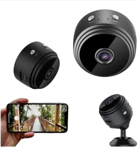 Mini Câmera Segurança Espiã Monitoramento A9 Wifi Full HD Visão Noturna Com Gravador De Voz