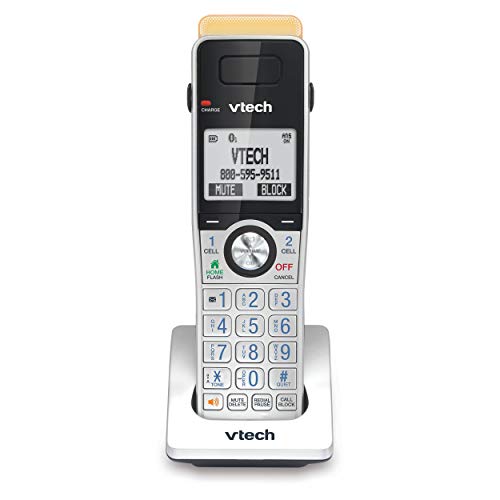 VTech IS8101 Accessory Handset for IS8151 Phones with Super Long Range up to 2300 Feet DECT 6.0, Call Blocking, Connect to Cell, Headset jack, Belt-clip, Power backup, Intercom and Expandable to 12 HS