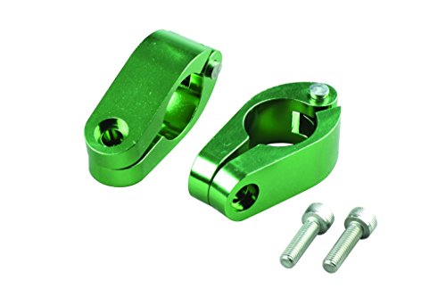ポッシュ バイク用品 バイクハンドルブレース クランプ 22.4mm ライトグリーン クイックリリース 090167-18