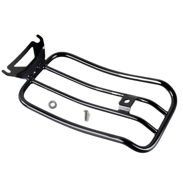 Porte-bagages arrière moto solo pour voyager léger en Road King et FLHX 97-15