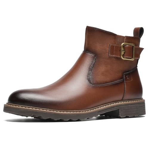 Fortis Tread Chelsea Boots Men, Slip Resistant, Dress Casual Ankle