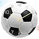 Garneck Vintage-Dekoration, Vintage-, Kinderzimmer, Dekoration, Sport-Wanduhr, Fußball, stumm, Wanduhr, dekorativ, geräuschlos, für Wohnzimmer, Schlafzimmer, Vintage-Dekoration, Retro-