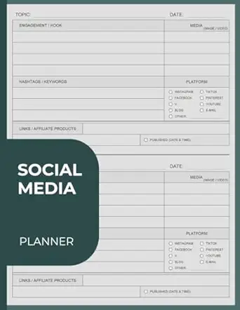 Social Media Planner: Organize and Schedule Posts Efficiently | F...