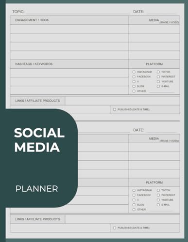 Social Media Planner: Organize and Schedule Posts Efficiently | F...