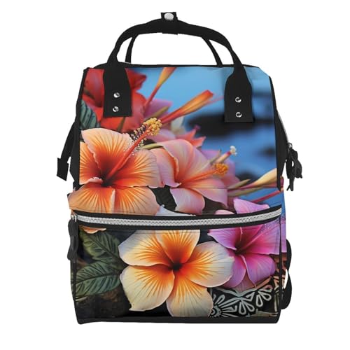 Sac à dos hawaïen pour femme active idéal pour les sorties bébé