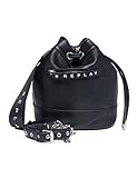 REPLAY Fw3839.000.a0132d - Borse a tracolla Donna, Nero (Black), 17x25x21 cm (W x H L)
