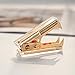 SIRMEDAL Chic Ultra Clear Acrylic and Gold Staple Remover for Office School Home, Desk Accessories