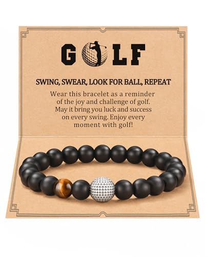 Golf Bracelet Gifts for Men Golf Accessories Christmas Birthday Gifts for Golf Lovers