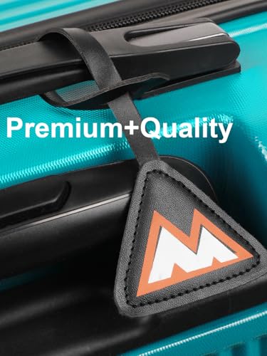 Image of Move-Meant VOYAGEWARE Small Cabin & Medium Check-in Suitcase | 55 Cm & 66 Cm | 360 Degree 8 Wheels Number Lock Polycarbonate S.Green Trolley Bag | Luggage for Travel - Pack of 2