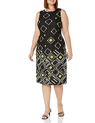 Maya Brooke Women's Plus Size 2 Piece Diamond Printed Jacket Dress3