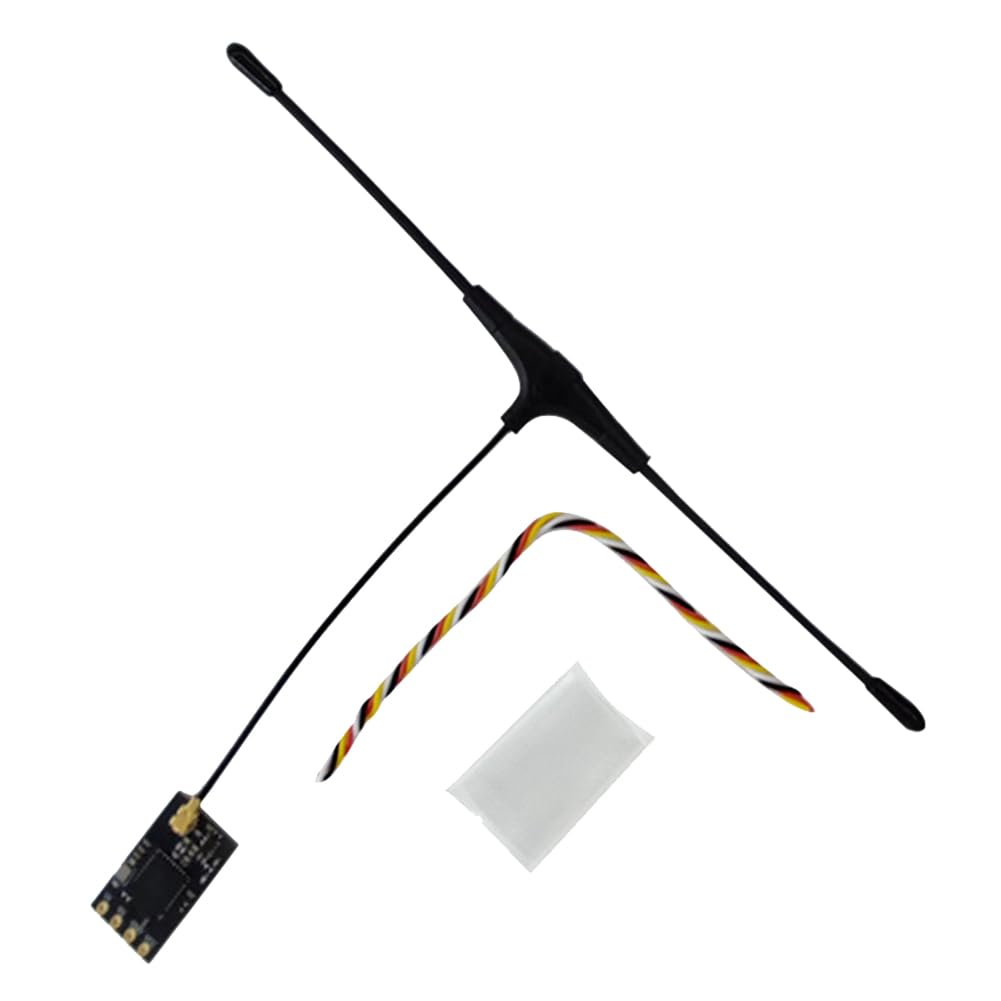 pizarra for Aocoda ELRS 915MHz Receiver 500MW 20DBm Remote Control Model UAV Receiver CRSF for FPV RC Drone Airplane Black 1 Set