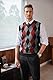 COOFANDY Herren Strickweste Ärmellose Pullunder V-Ausschnitt Slim Fit Business Einfarbig Wollweste für Männer