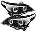 Spyder Auto 5074041 CCFL Halo Projector Headlights Black/Clear