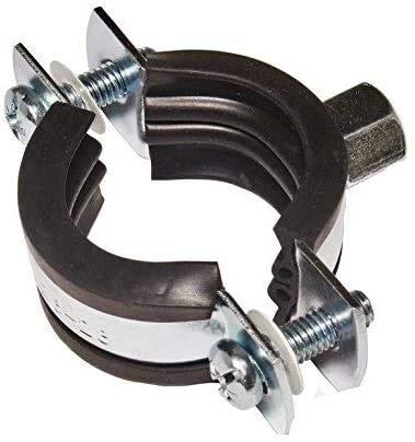 5 Stück Schraubrohrschellen Rohrschelle Stahl verzinkt (83-91 mm / 3") – Bild 3
