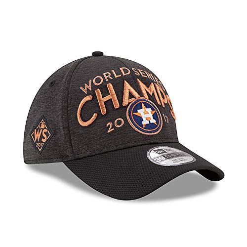 New Era Houston Astros 2017 World Series Champions Locker Room 39THIRTY Flex Hat Graphite