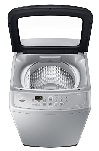 Upgrade Your Laundry Experience with the Samsung 7 kg Top Loading Washing Machine - Fully-Automatic, Diamond Drum, and Stylish Imperial Silver Design Included!