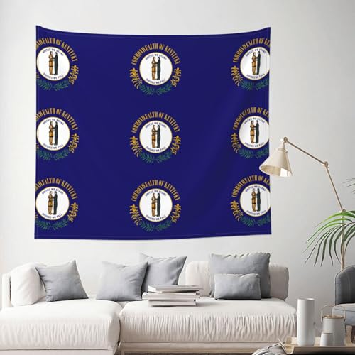 Tenture drapeau Kentucky JEJEA idee cadeau originale deco de chambre ado - 2