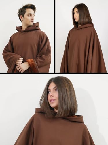 Image of FREE THE SHEEP Eden Hoodie - Oversized Weighted Hoodie Cloak with Ultra-Soft Faux Fur Liner