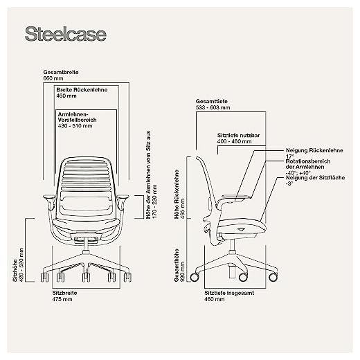 Steelcase Series 1 Ergonomischer Bürostuhl