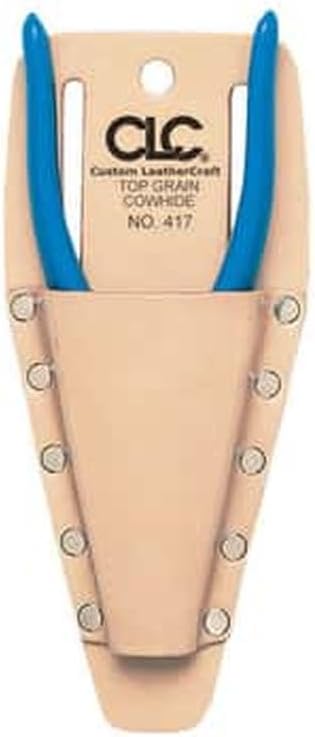 CLC 1 pocket Leather Plier and Tool Holder 3.8 in. L x 8.3 in. H Tan