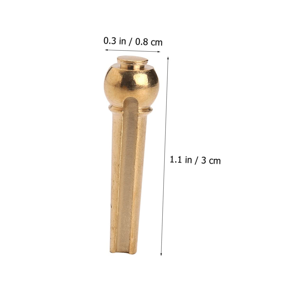 HEMOTON 5 Set Di Piroli Di Accordatura in Ottone Per Chitarra Acustica/elettrica Accessori Per Perni Di Corda 12 Pezzi*5